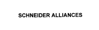 SCHNEIDER ALLIANCES