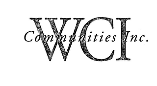WCI COMMUNITIES INC.