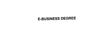 E-BUSINESS DEGREE