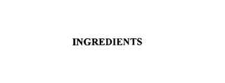 INGREDIENTS