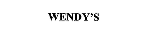 WENDY'S