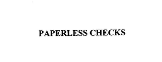 PAPERLESS CHECKS