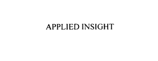 APPLIED INSIGHT