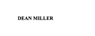DEAN MILLER