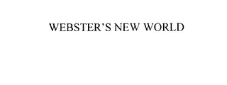 WEBSTER'S NEW WORLD