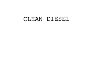 CLEAN DIESEL