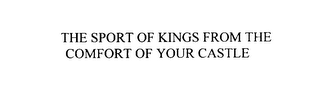 THE SPORT OF KINGS FROM THE COMFORT OF YOUR CASTLE