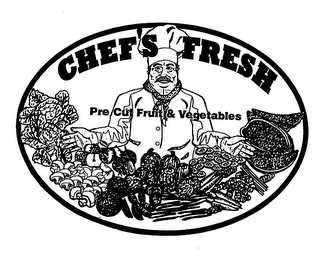 CHEF'S FRESH PRE CUT FRUIT & VEGETABLES