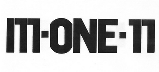 M ONE 11