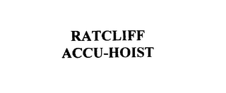 RATCLIFF ACCU-HOIST