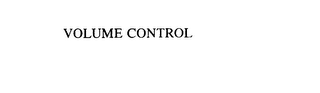 VOLUME CONTROL