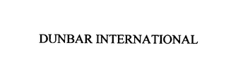 DUNBAR INTERNATIONAL