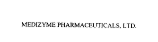 MEDIZYME PHARMACEUTICALS, LTD.