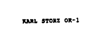 KARL STORZ OR-1