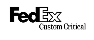 FEDEX CUSTOM CRITICAL