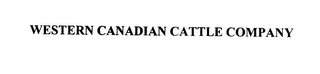 WESTERN CANADIAN CATTLE COMPANY