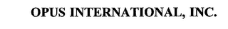 OPUS INTERNATIONAL, INC.