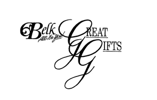 BELK ALL FOR YOU! GREAT GIFTS