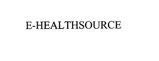 E-HEALTHSOURCE