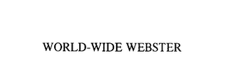 WORLD-WIDE WEBSTER