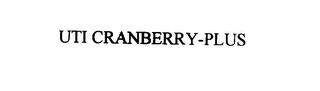UTI CRANBERRY-PLUS