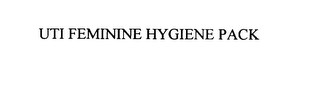 UTI FEMININE HYGIENE PACK