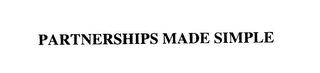 PARTNERSHIPS MADE SIMPLE