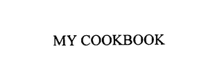 MY COOKBOOK