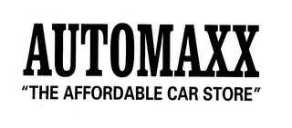 AUTOMAXX "THE AFFORDABLE CAR STORE"