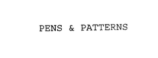 PENS & PATTERNS