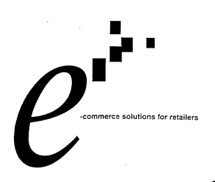 E-COMMERCE SOLUTIONS FOR RETAILERS