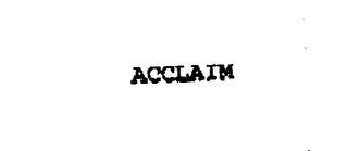 ACCLAIM