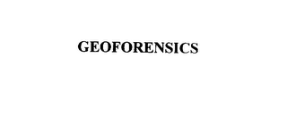GEOFORENSICS