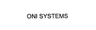 ONI SYSTEMS