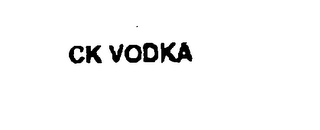 CK VODKA