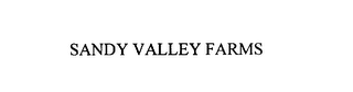 SANDY VALLEY FARMS