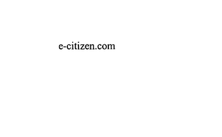 E-CITIZEN.COM