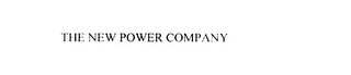 THE NEW POWER COMPANY