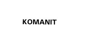 KOMANIT
