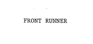 FRONT RUNNER