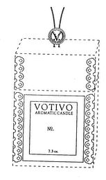 VOTIVO AROMATIC CANDLE NO 7.3 OZ.