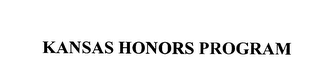 KANSAS HONORS PROGRAM