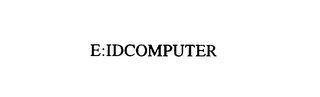 E:IDCOMPUTER