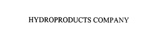 HYDROPRODUCTS COMPANY