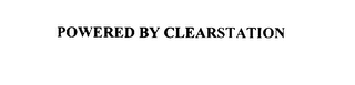 POWERED BY CLEARSTATION