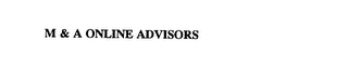 M & A ONLINE ADVISORS