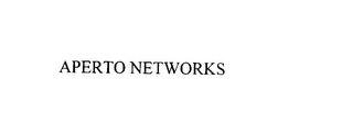 APERTO NETWORKS