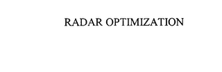RADAR OPTIMIZATION