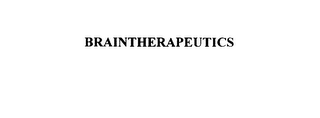 BRAIN THERAPEUTICS