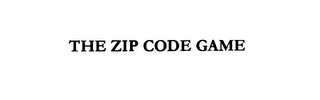 THE ZIP CODE GAME